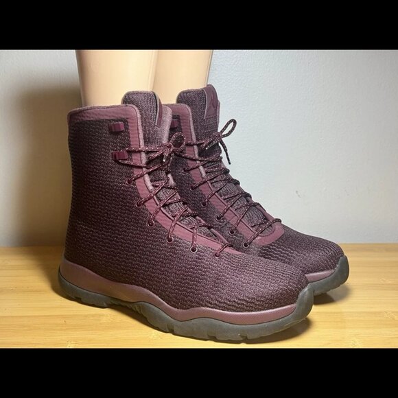 NIKE Other - Men Size 12.5 - Air Jordan Future Boots‎ Night Maroon 854554-600 Waterproof